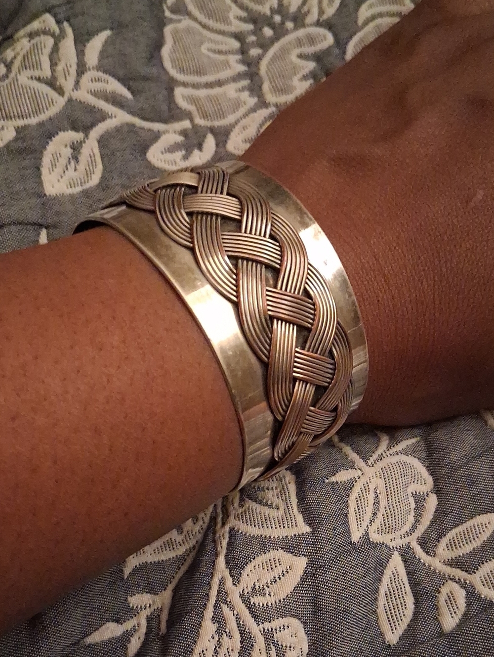 Braided Sterling Silver Cuff Bracelet